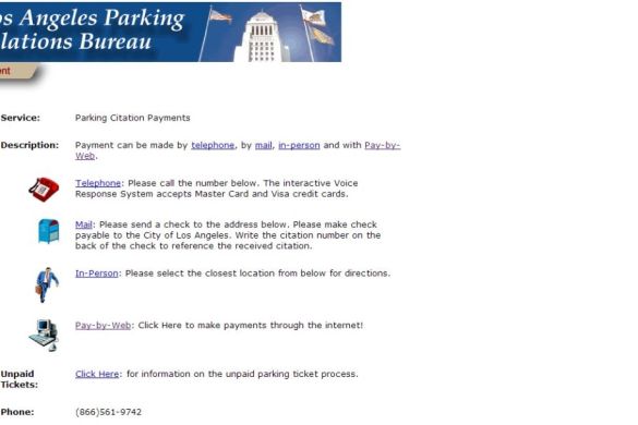 Parking violation