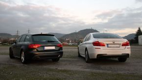 Audi A4 3.0 TDI, BMW 530d xDrive
