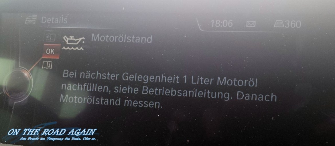 BMW Motorölstand prüfen