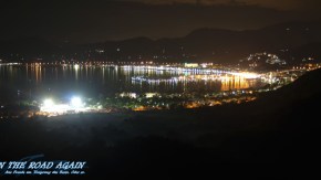 Bucht von Port de Pollenca bei Nacht