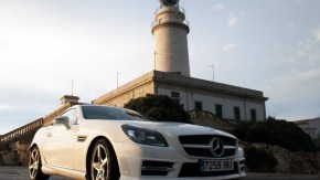 Mercedes Cabrio am Cap de Formentor
