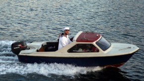 Boot mit Kapitän in Kopenhagen