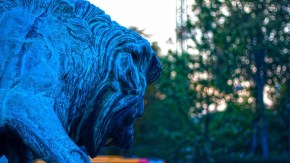 Löwenstatue in Kopenhagen