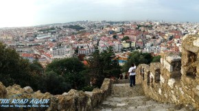 Blick über Lissabon vom Castelo Sao Jorge