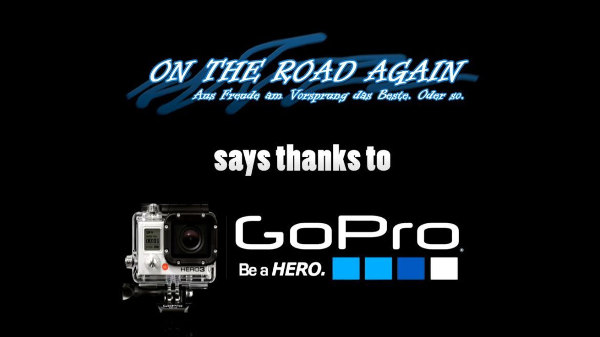 OnTheRoadAgain says thanks to GoPro