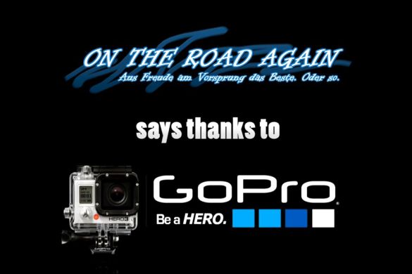 OnTheRoadAgain says thanks to GoPro