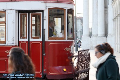 Alte Tram in Lissabon