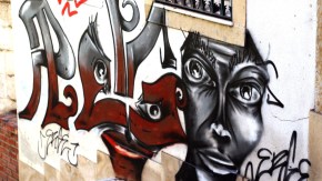 Grafiti und Tags in Lissabon