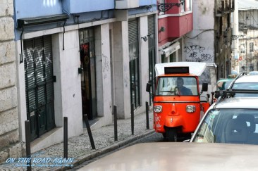 Motorrikscha in Lissabon