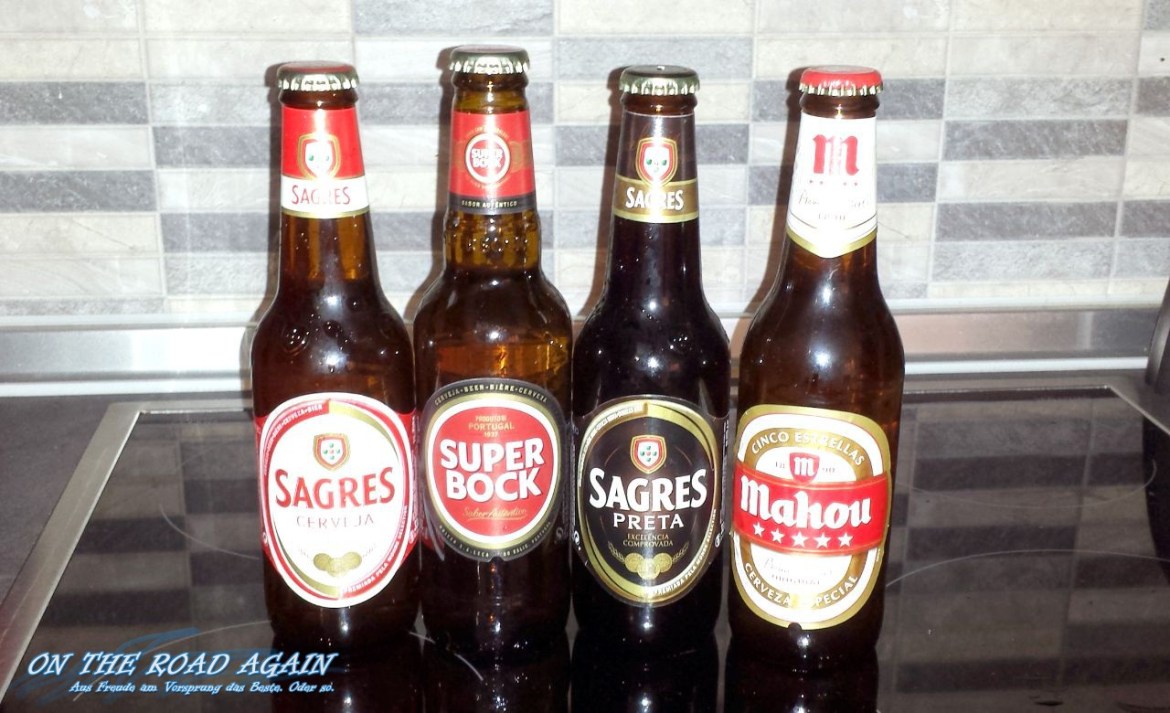 Portugisisches Bier - Sagres und Super Bock