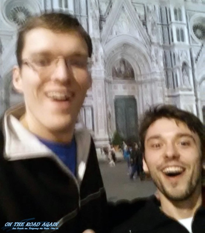 Team Ultra an der Kathedrale in Florenz