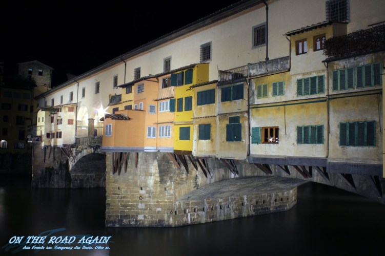 Anbauten Ponte Vecchio in Florenz