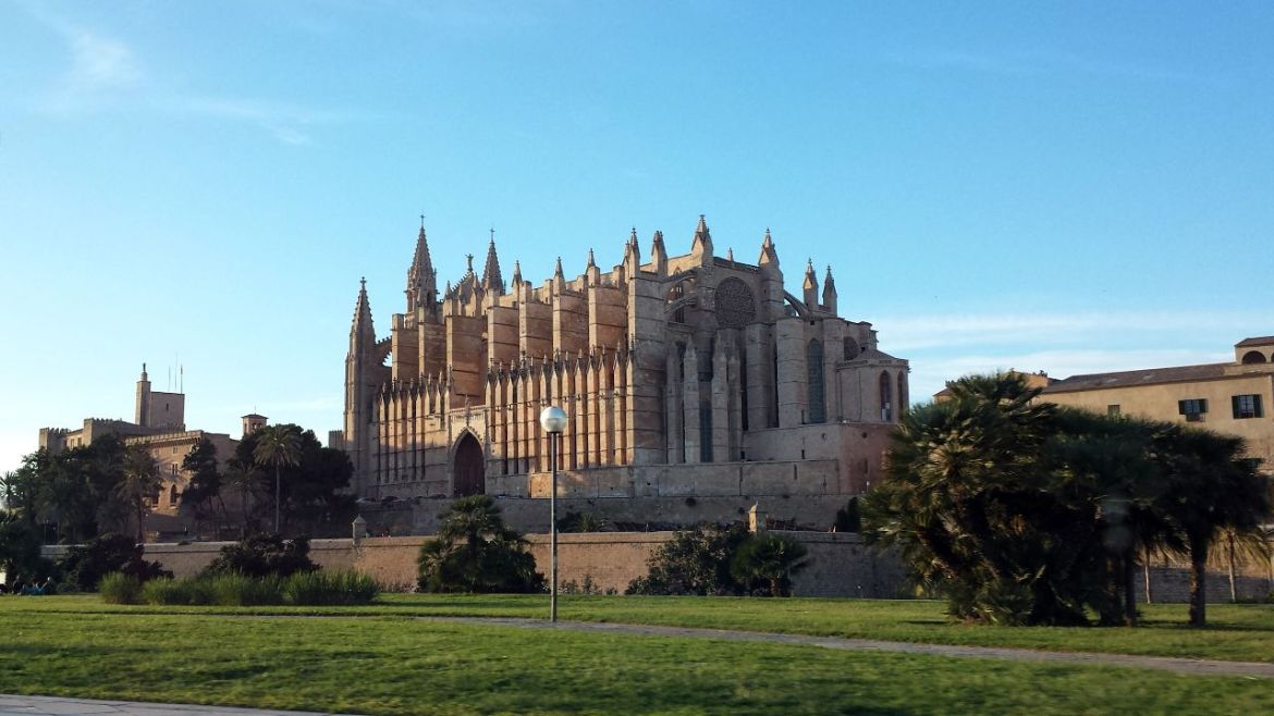 Kathedrale von Palme de Mallorca. Schnappschuss