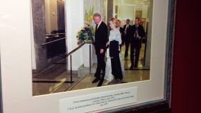 Bill Clinton im Grand Hotel Union Ljubljana