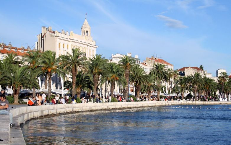 Hafenpromenade von Split