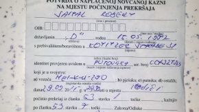Strafzettel Geschwindigkeit Kroatien