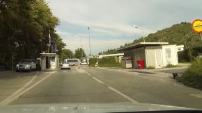 Grenzübergang zu Bosnien-Herzegowina