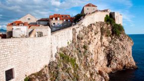 Nordseite der Stadtmauer von Dubrovnik
