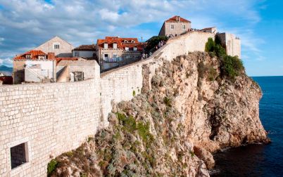 Nordseite der Stadtmauer von Dubrovnik