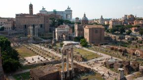 Forum Romanum vom Palatin aus
