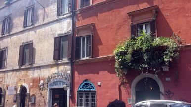 Häuserfronten in Trastevere