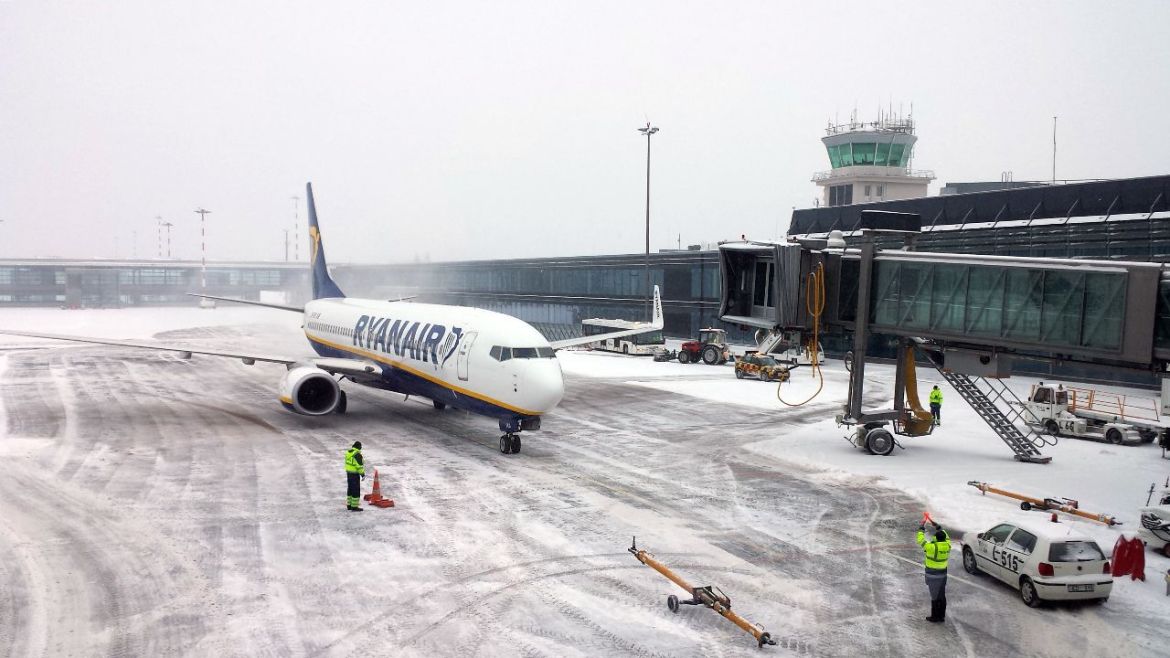 Ryanair Flieger am RIX International Airport Riga