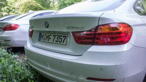 BMW 435d xDrive Gran Coupé Heckansicht
