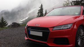 Audi TT auf der Alm in Vorarlberg