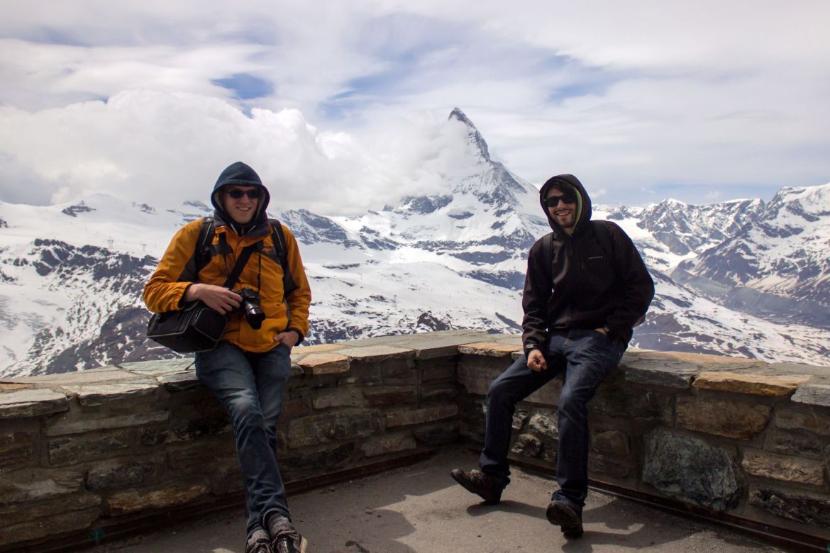 Robert und Willy am Matterhorn
