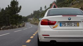 BMW 420d in der Serra da Estrela