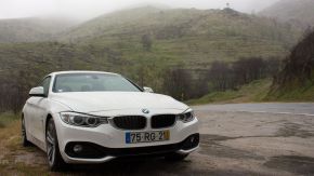 BMW 4er in der Serra de Estrela