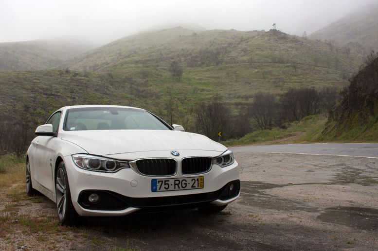 BMW 4er in der Serra de Estrela