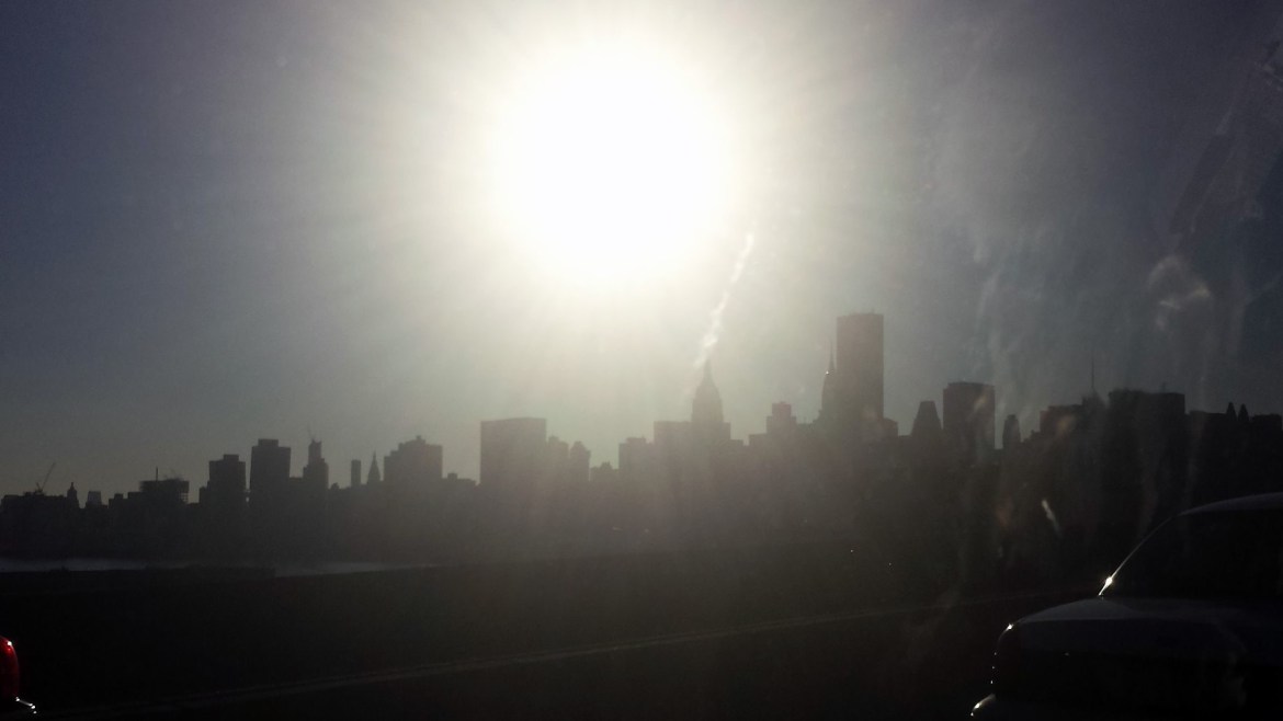 Sonne über Manhattan