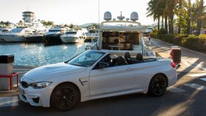 BMW M3 im Hafen Mallorca