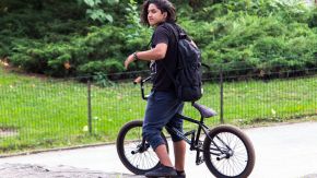 Fahrradfahrer im Central Park