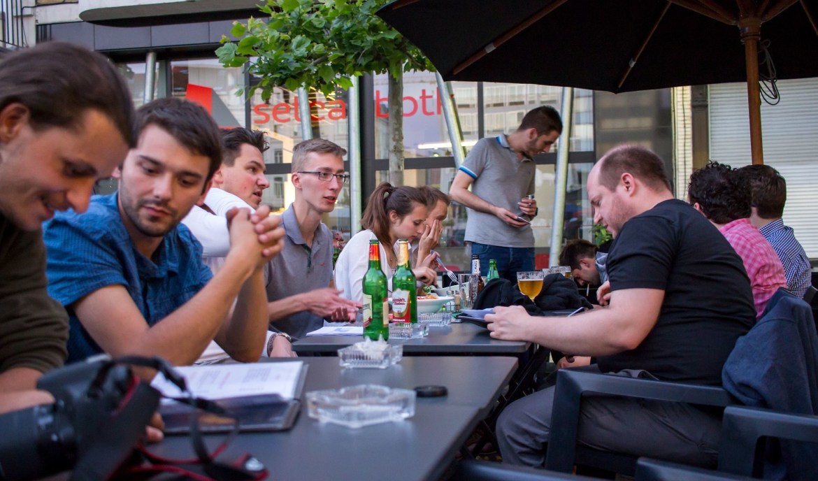 Abendessen Brüssel