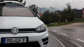 VW Golf R in Slowenien