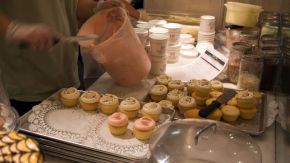 Frische Cupcakes in der Magnolia Bakery
