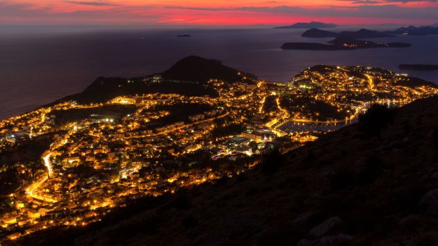 Dubrovnik bei Sonnenuntergang