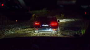 Porsche Cayenne Wasserdurchfahrt