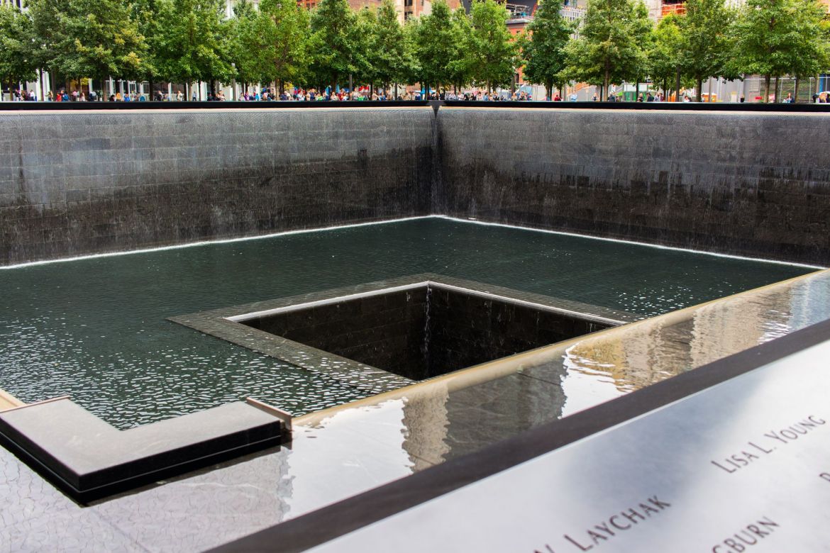 9 11 Memorial Waterfalls New York City World Trade Center