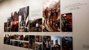9 11 Rescue Workers Fotos im Museum New York City World Trade Center
