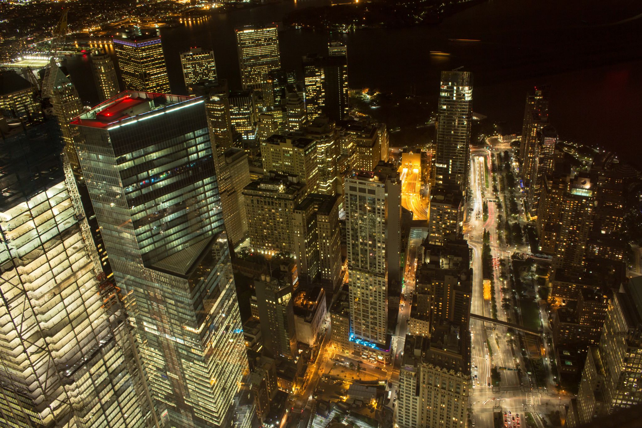 Ausblick vom One WTC Richtung Süden