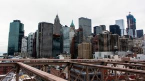 Lower Manhattan from Brooklyn Bridge