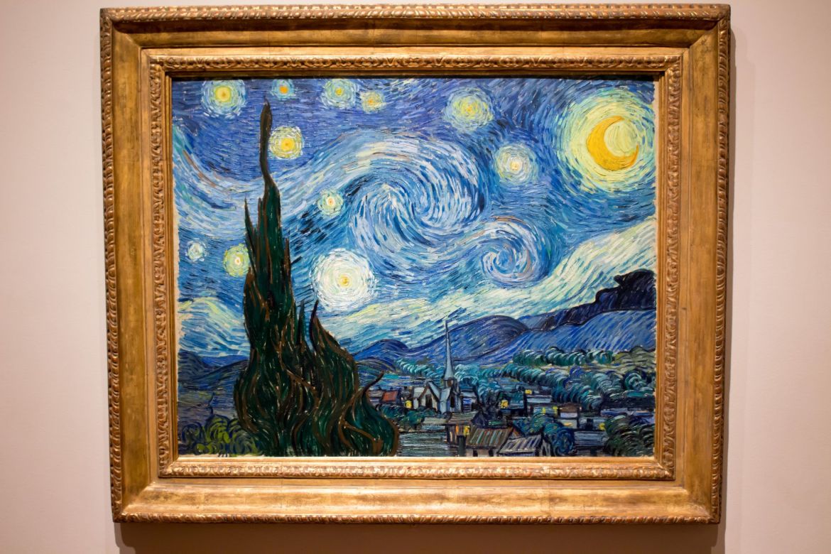 Starry, Starry Night von Vincent van Gogh, im Museum of Modern Art