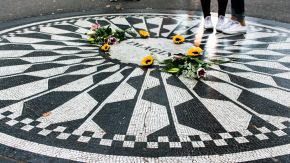 Imagine John Lennon Memorial in Central Park New York City