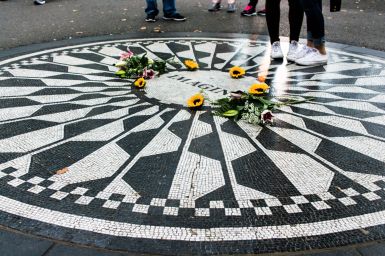 Imagine John Lennon Memorial in Central Park New York City