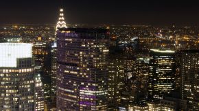 MetLife und Chrysler Building vom Top of the Rock