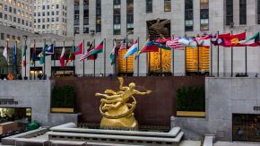 Prometheus Statue at Rockefeller Center New York City