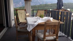 Ferienwohnungen, Apartmenthaus Tisense Südtirol - Terrasse